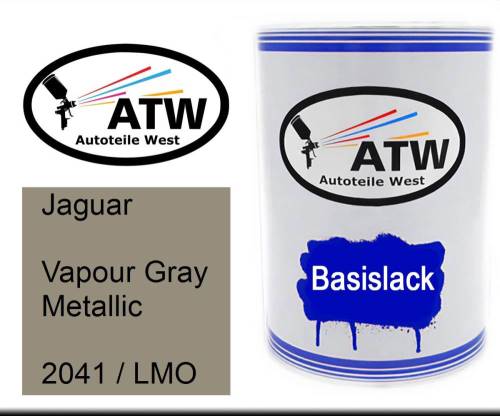 Jaguar, Vapour Gray Metallic, 2041 / LMO: 500ml Lackdose, von ATW Autoteile West.